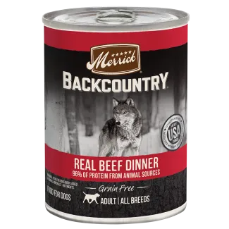 Backcountry Grain Free Real Beef Dinner Wet Dog Food 