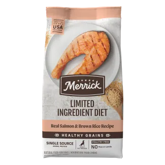 Limited Ingredient Diet Real Salmon &amp; Brown Rice Recipe - Front of bag