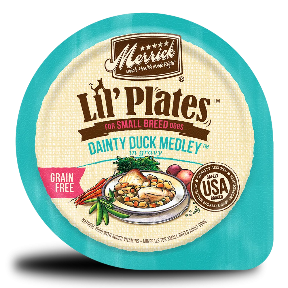 MER Lil Plates GF Cups Dainty Duck Medley in Gravy lg
