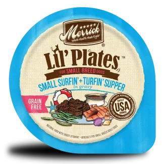 MER Lil Plates GF Cups Small Surfin Turfin Supper in Gravy lg