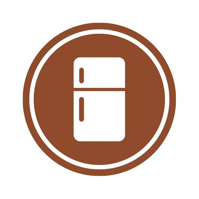 Cover Unused Portion &amp; Store in the Fridge icon