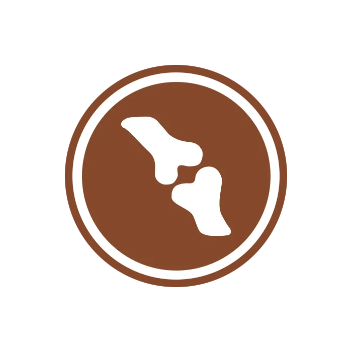 Hip and joint support icon